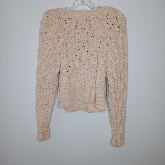 FREE PEOPLE OLIVE YOU CARDI IN MACADAMIA - Picture 11 of 11